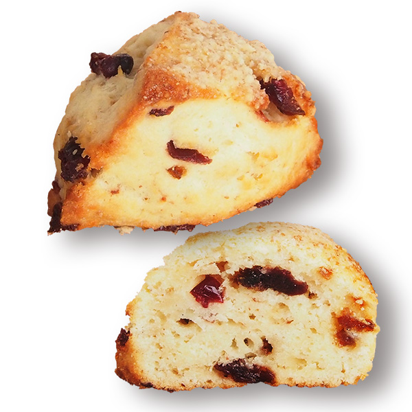 クランベリーといちごのスコーン